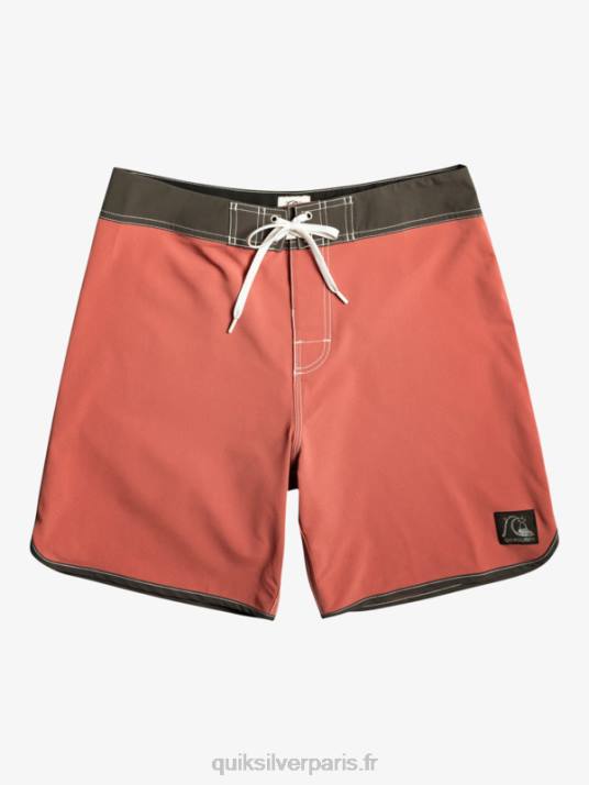 Hommes Quiksilver boardshort original festonné 18 D6PT93 Marsala