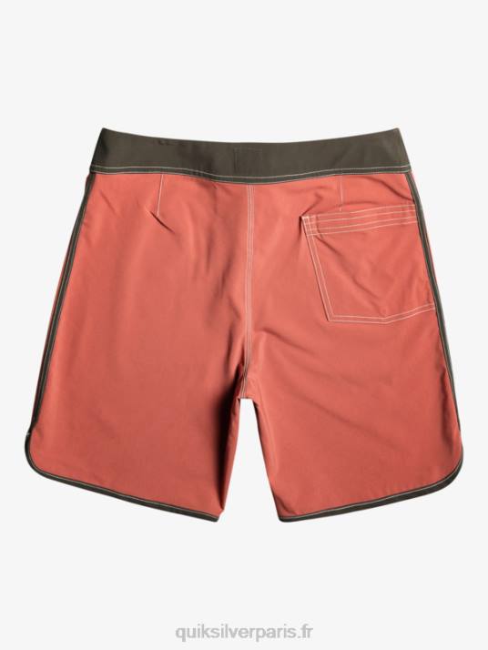 Hommes Quiksilver boardshort original festonné 18 D6PT93 Marsala