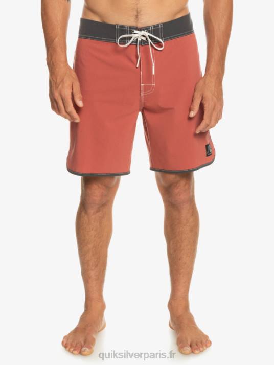 Hommes Quiksilver boardshort original festonné 18 D6PT93 Marsala