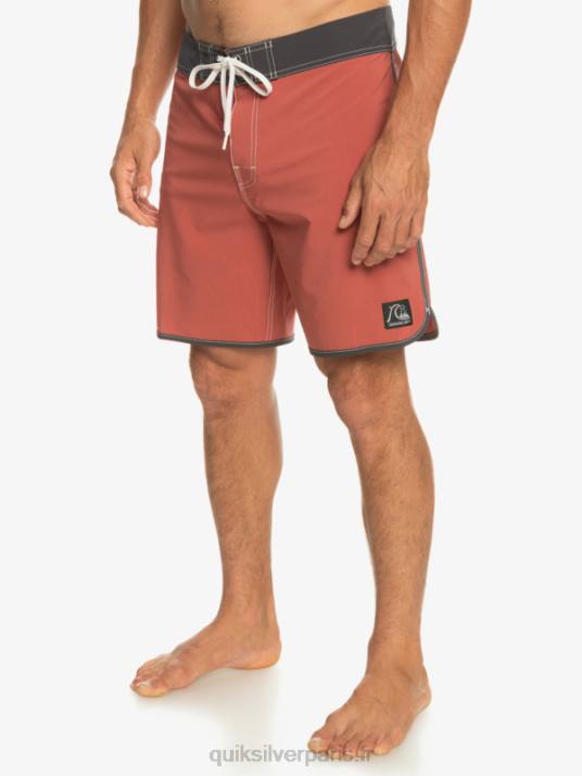 Hommes Quiksilver boardshort original festonné 18 D6PT93 Marsala