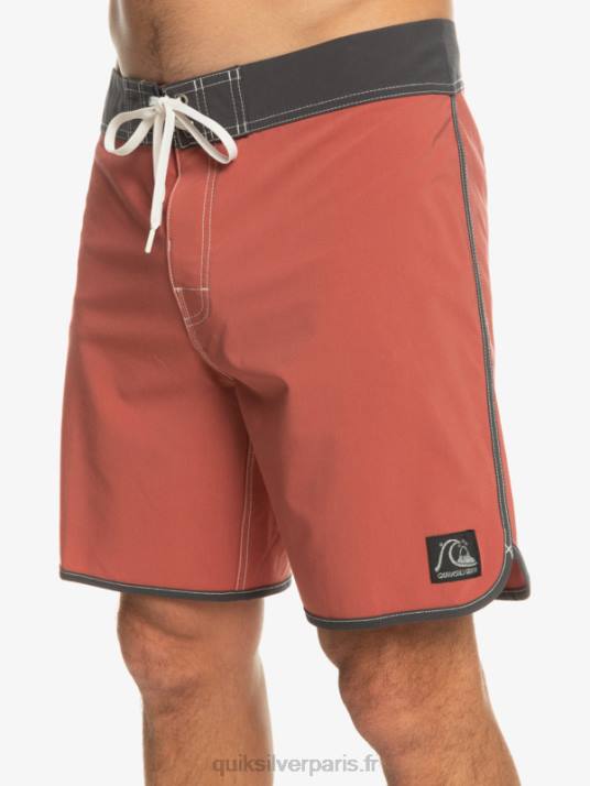 Hommes Quiksilver boardshort original festonné 18 D6PT93 Marsala