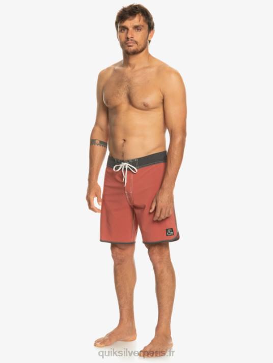 Hommes Quiksilver boardshort original festonné 18 D6PT93 Marsala