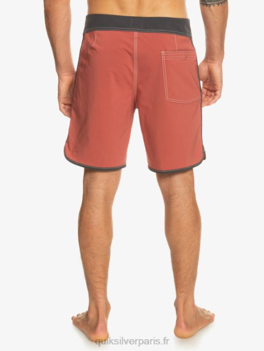 Hommes Quiksilver boardshort original festonné 18 D6PT93 Marsala