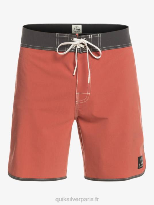 Hommes Quiksilver boardshort original festonné 18 D6PT93 Marsala