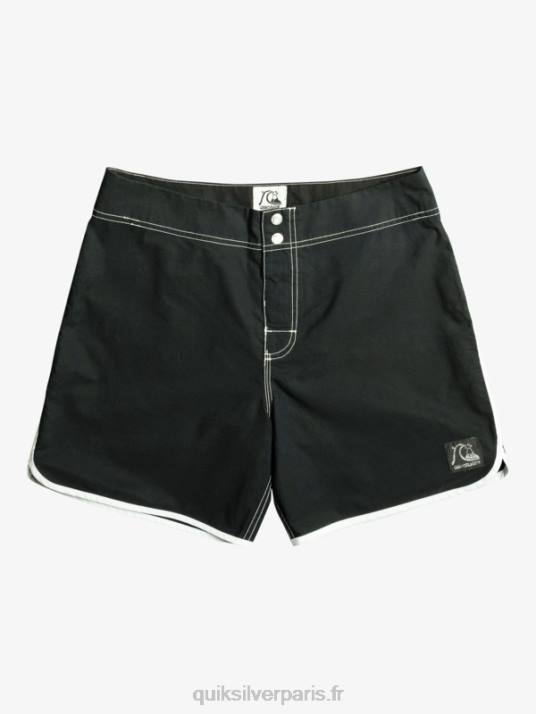 Hommes Quiksilver boardshort original à pression festonnée 16 D6PT168 noir
