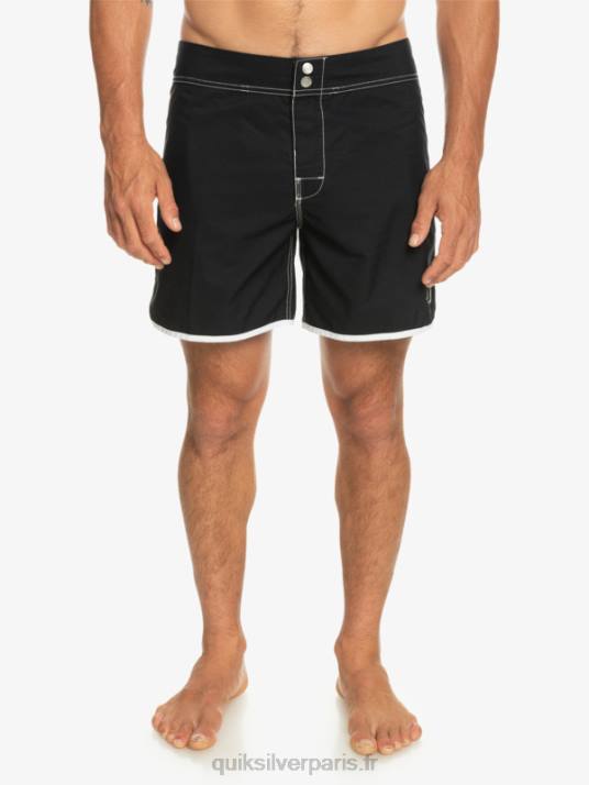 Hommes Quiksilver boardshort original à pression festonnée 16 D6PT168 noir