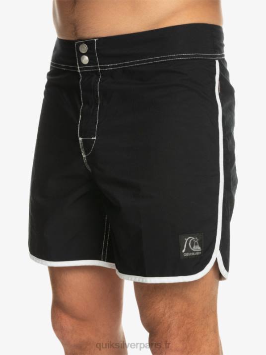 Hommes Quiksilver boardshort original à pression festonnée 16 D6PT168 noir