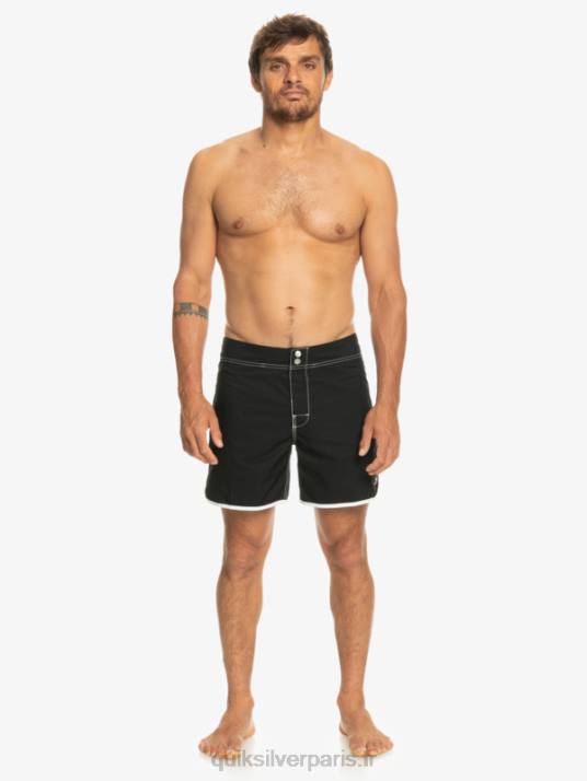 Hommes Quiksilver boardshort original à pression festonnée 16 D6PT168 noir