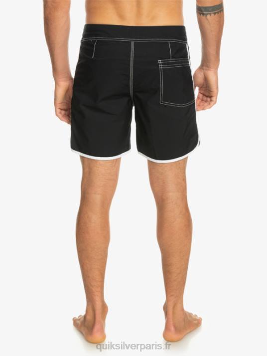 Hommes Quiksilver boardshort original à pression festonnée 16 D6PT168 noir