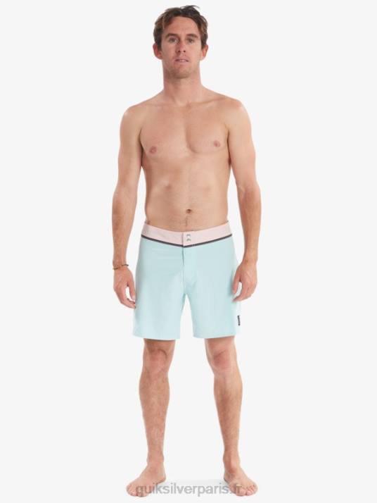 Hommes Quiksilver boardshort recyclé solid snap 17 D6PT1828 teinte bleue
