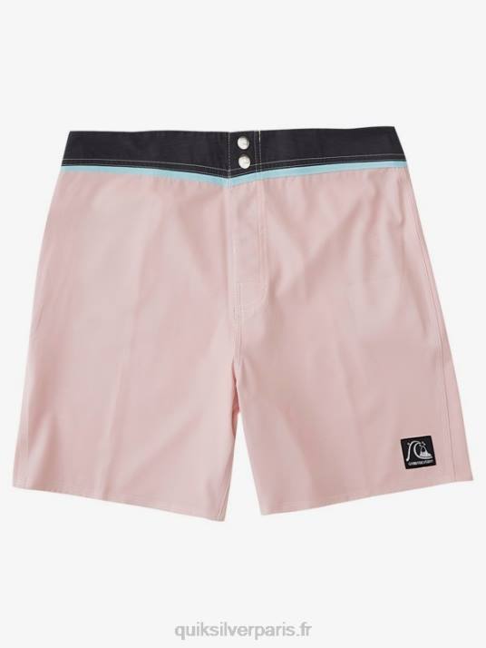 Hommes Quiksilver boardshort recyclé solid snap 17 D6PT1829 rose tendre