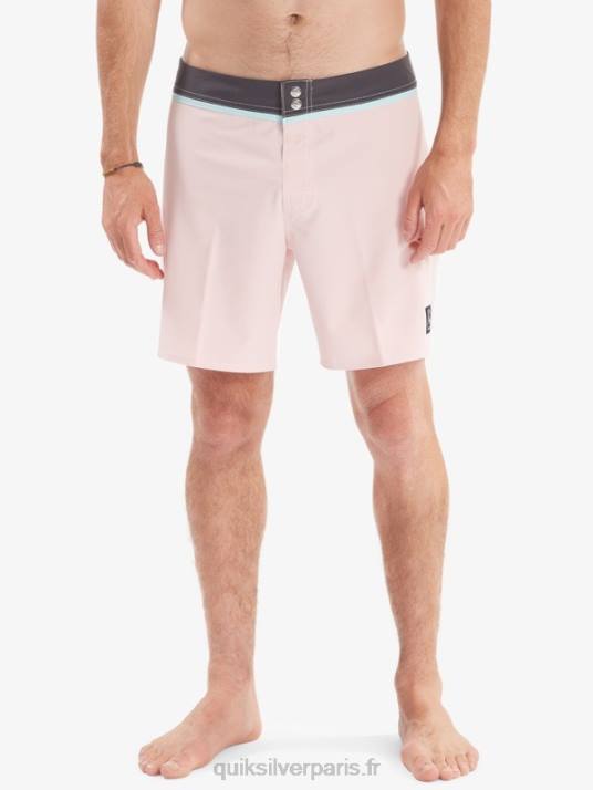 Hommes Quiksilver boardshort recyclé solid snap 17 D6PT1829 rose tendre