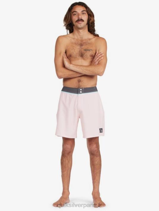 Hommes Quiksilver boardshort recyclé solid snap 17 D6PT1829 rose tendre
