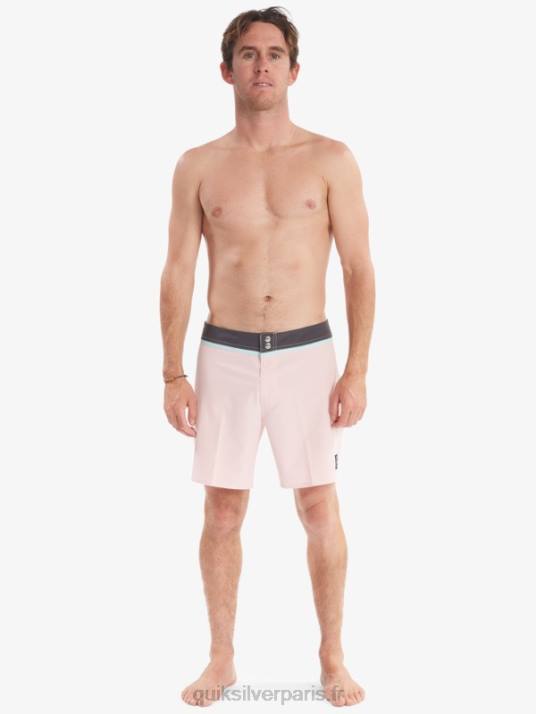 Hommes Quiksilver boardshort recyclé solid snap 17 D6PT1829 rose tendre