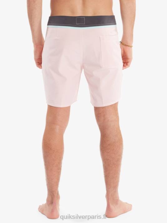 Hommes Quiksilver boardshort recyclé solid snap 17 D6PT1829 rose tendre