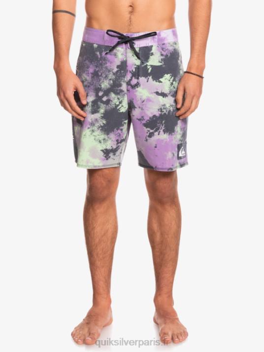 Hommes Quiksilver boardshort surfsilk acid wash 18 D6PT1745 chaux de jade