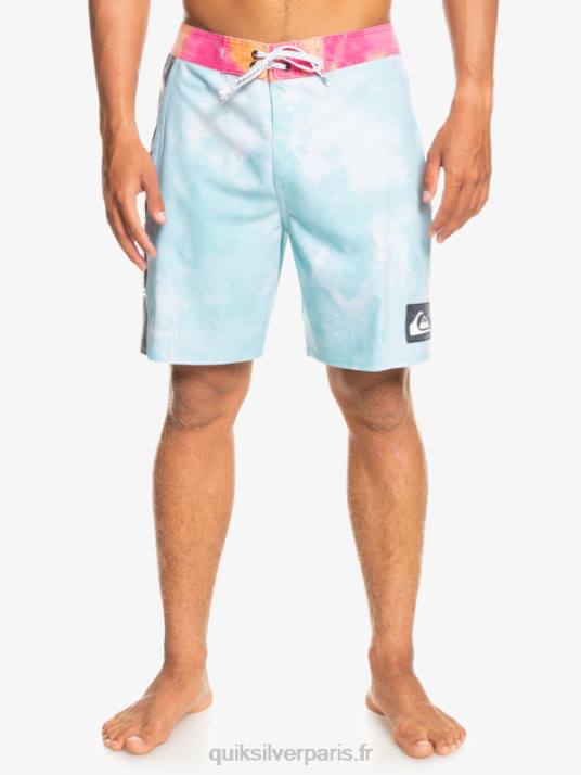 Hommes Quiksilver boardshort surfsilk acid wash 18 D6PT1748 ange bleu