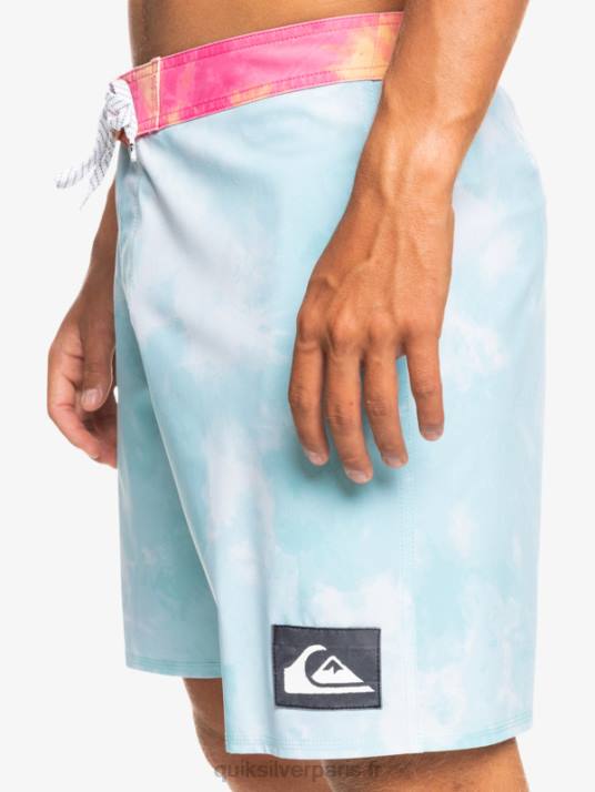 Hommes Quiksilver boardshort surfsilk acid wash 18 D6PT1748 ange bleu
