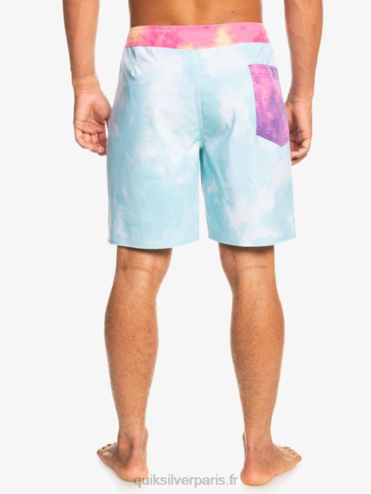 Hommes Quiksilver boardshort surfsilk acid wash 18 D6PT1748 ange bleu