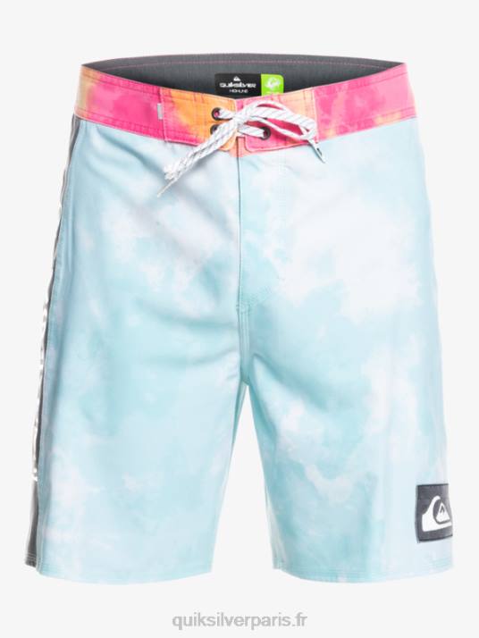 Hommes Quiksilver boardshort surfsilk acid wash 18 D6PT1748 ange bleu