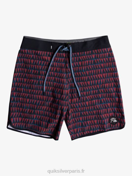 Hommes Quiksilver boardshort surfsilk hawaii festonné 19 D6PT1322 vin rubis