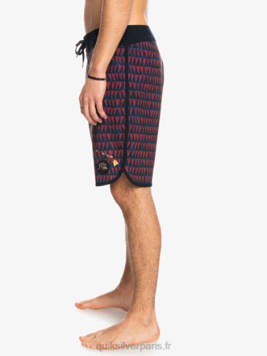 Hommes Quiksilver boardshort surfsilk hawaii festonné 19 D6PT1322 vin rubis