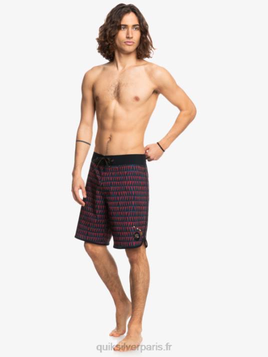 Hommes Quiksilver boardshort surfsilk hawaii festonné 19 D6PT1322 vin rubis