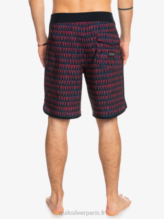 Hommes Quiksilver boardshort surfsilk hawaii festonné 19 D6PT1322 vin rubis