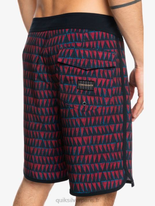Hommes Quiksilver boardshort surfsilk hawaii festonné 19 D6PT1322 vin rubis