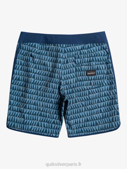 Hommes Quiksilver boardshort surfsilk hawaii festonné 19 D6PT1323 bleu provincial
