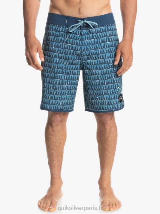 Hommes Quiksilver boardshort surfsilk hawaii festonné 19 D6PT1323 bleu provincial