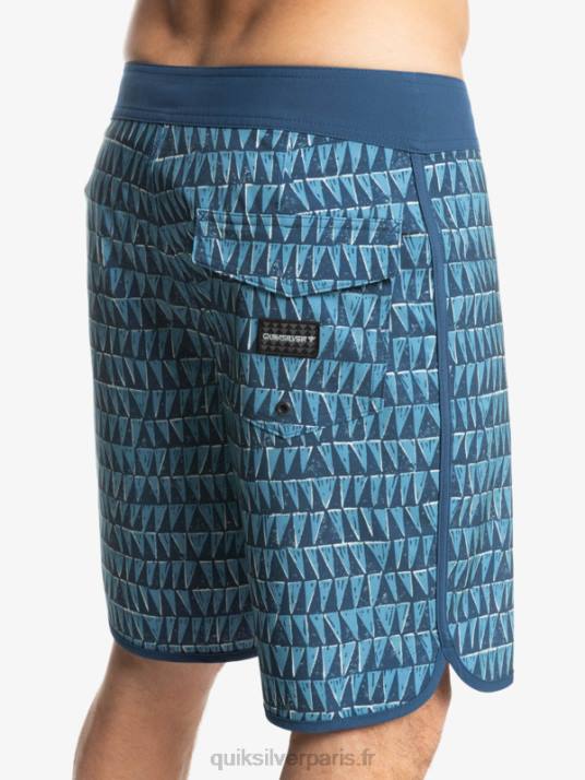 Hommes Quiksilver boardshort surfsilk hawaii festonné 19 D6PT1323 bleu provincial