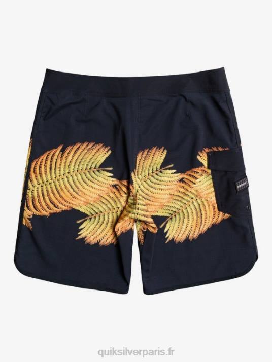 Hommes Quiksilver boardshort surfsilk hawaii festonné 19 D6PT1881 noir