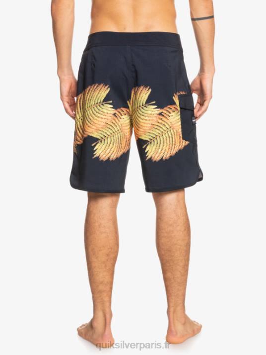 Hommes Quiksilver boardshort surfsilk hawaii festonné 19 D6PT1881 noir