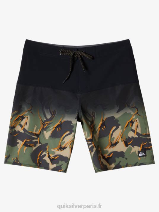 Hommes Quiksilver boardshort surfsilk panel 20 D6PT131 noir