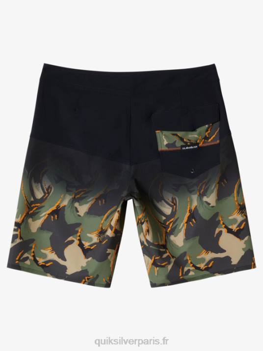 Hommes Quiksilver boardshort surfsilk panel 20 D6PT131 noir