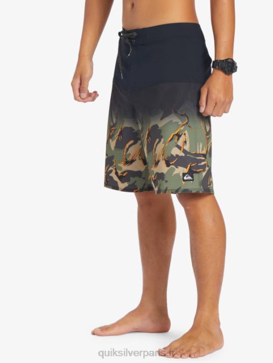 Hommes Quiksilver boardshort surfsilk panel 20 D6PT131 noir