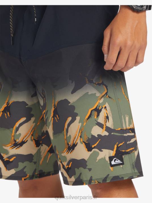 Hommes Quiksilver boardshort surfsilk panel 20 D6PT131 noir