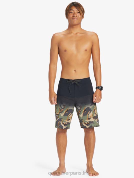 Hommes Quiksilver boardshort surfsilk panel 20 D6PT131 noir