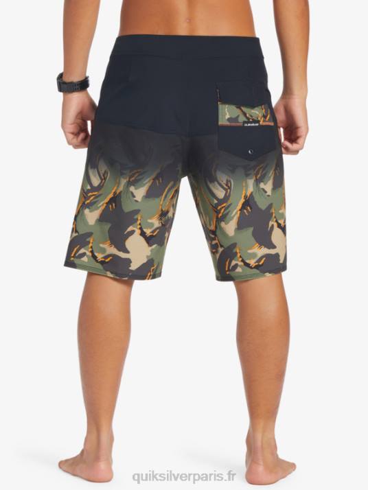 Hommes Quiksilver boardshort surfsilk panel 20 D6PT131 noir