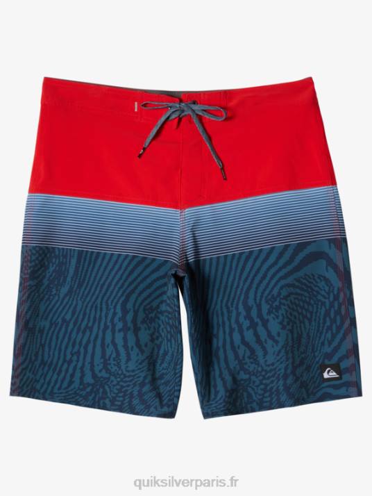 Hommes Quiksilver boardshort surfsilk panel 20 D6PT132 rouge à haut risque