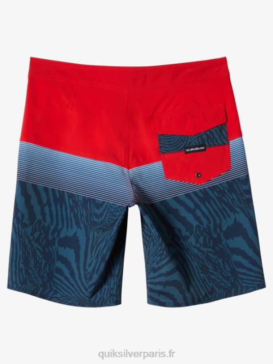 Hommes Quiksilver boardshort surfsilk panel 20 D6PT132 rouge à haut risque