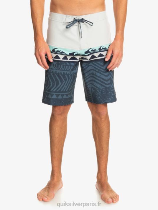 Hommes Quiksilver boardshort surfsilk panel 20 D6PT135 gris violet