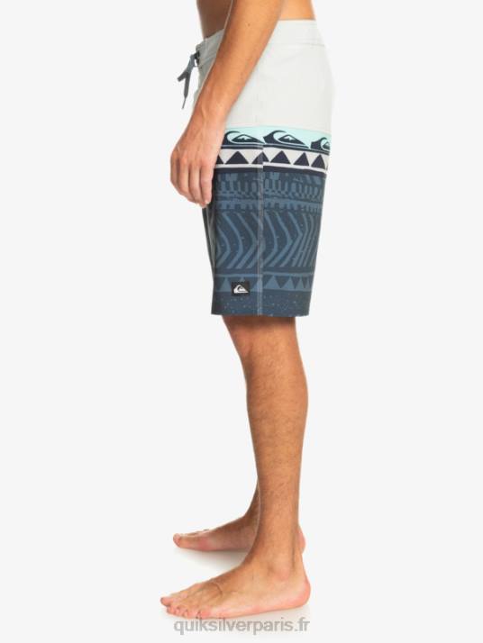 Hommes Quiksilver boardshort surfsilk panel 20 D6PT135 gris violet