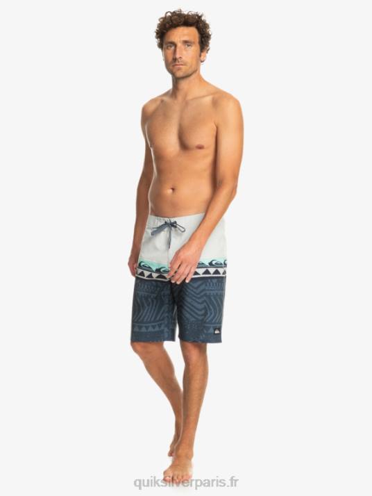 Hommes Quiksilver boardshort surfsilk panel 20 D6PT135 gris violet
