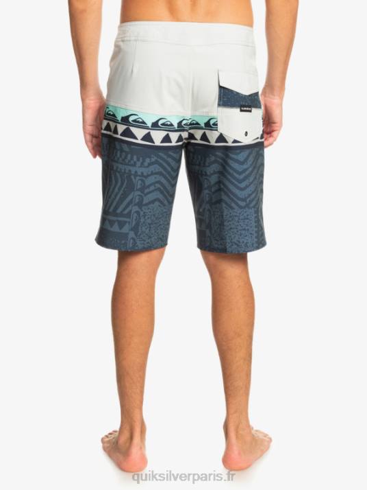 Hommes Quiksilver boardshort surfsilk panel 20 D6PT135 gris violet