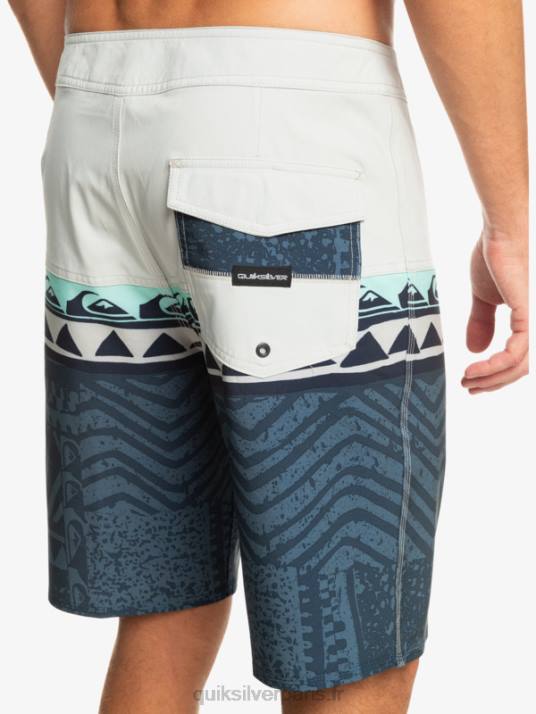 Hommes Quiksilver boardshort surfsilk panel 20 D6PT135 gris violet