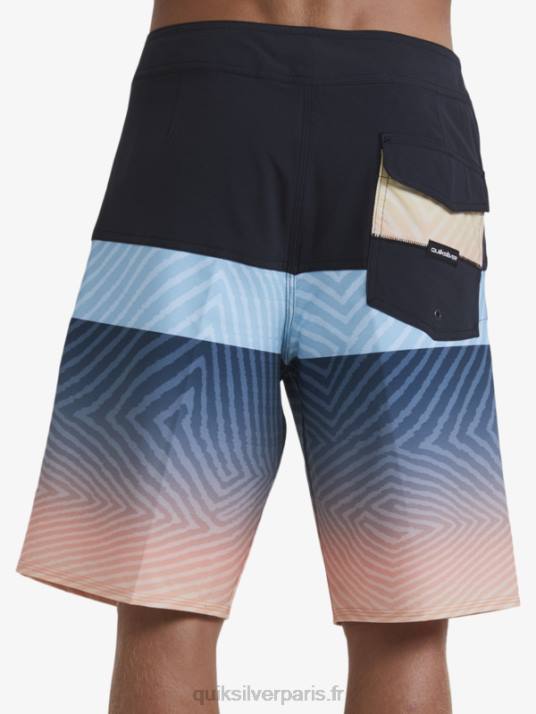 Hommes Quiksilver boardshort surfsilk panel 20 D6PT136 macadam