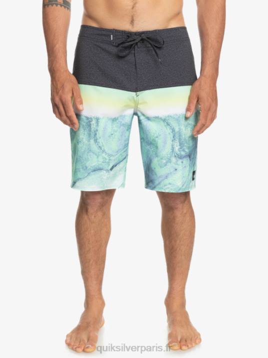Hommes Quiksilver boardshort surfsilk panel 20 D6PT1451 frêne vert