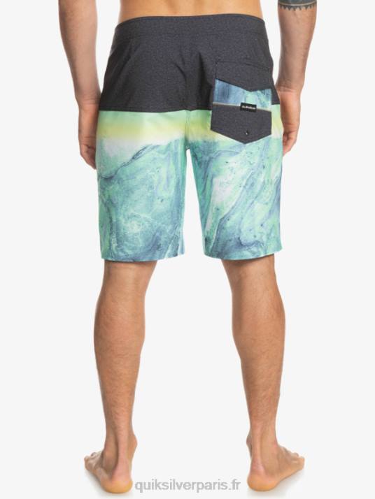 Hommes Quiksilver boardshort surfsilk panel 20 D6PT1451 frêne vert